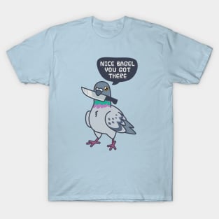 Cute Pigeon With A Knife T-Shirt